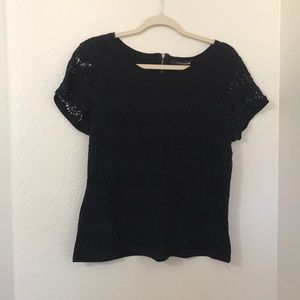 Black Lace Shirt